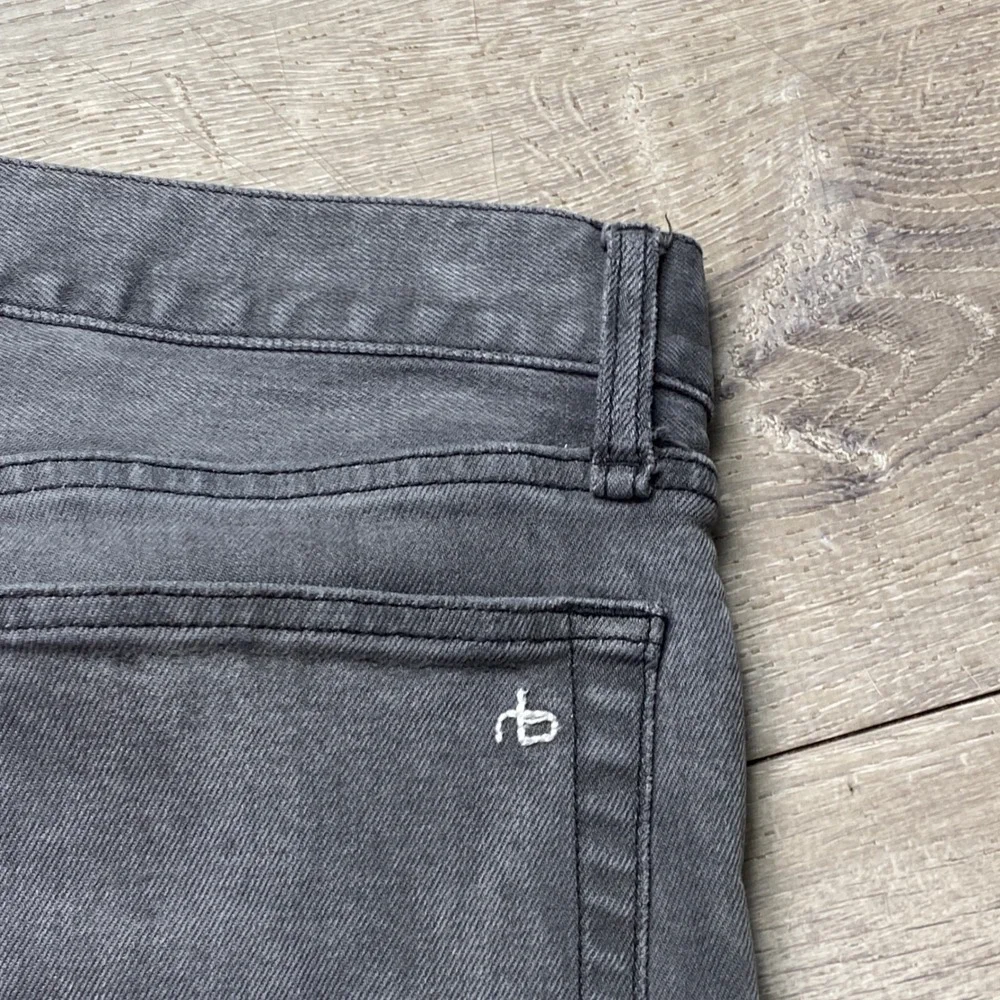 Rag & Bone Jeans Fit 2 Slim Mens 31x32 Grayson Grey Cotton Blend Denim Pants